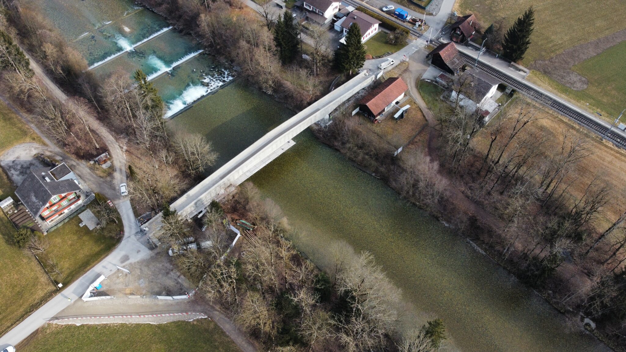 Übersichtsfoto sanierte Neumühlebrücke Lauperswil UHFB